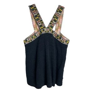 Madewell Embroidered Swing Sweater Tank S